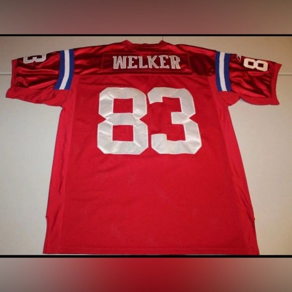 NFL Anniversary Season New England Patriots Wes Walker #83 Sewn Jersey 52 Reebok - Picture 5 of 5